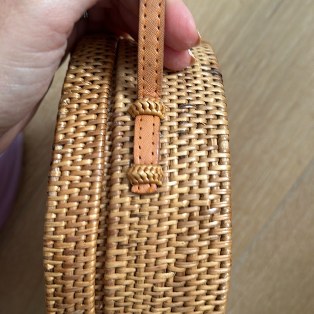 Rattan basket bag - Picture 6 of 8
